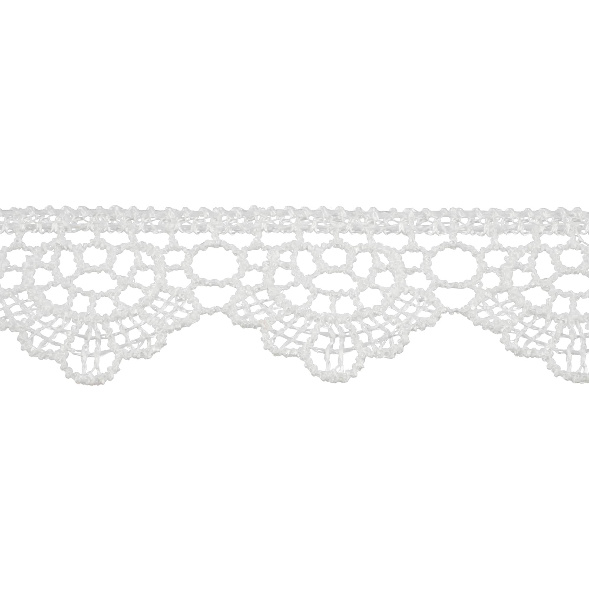7/8" x 2yd. Lace Scallop Ribbon by Celebrate It®